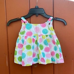 Girls Polkadot shirt 2T